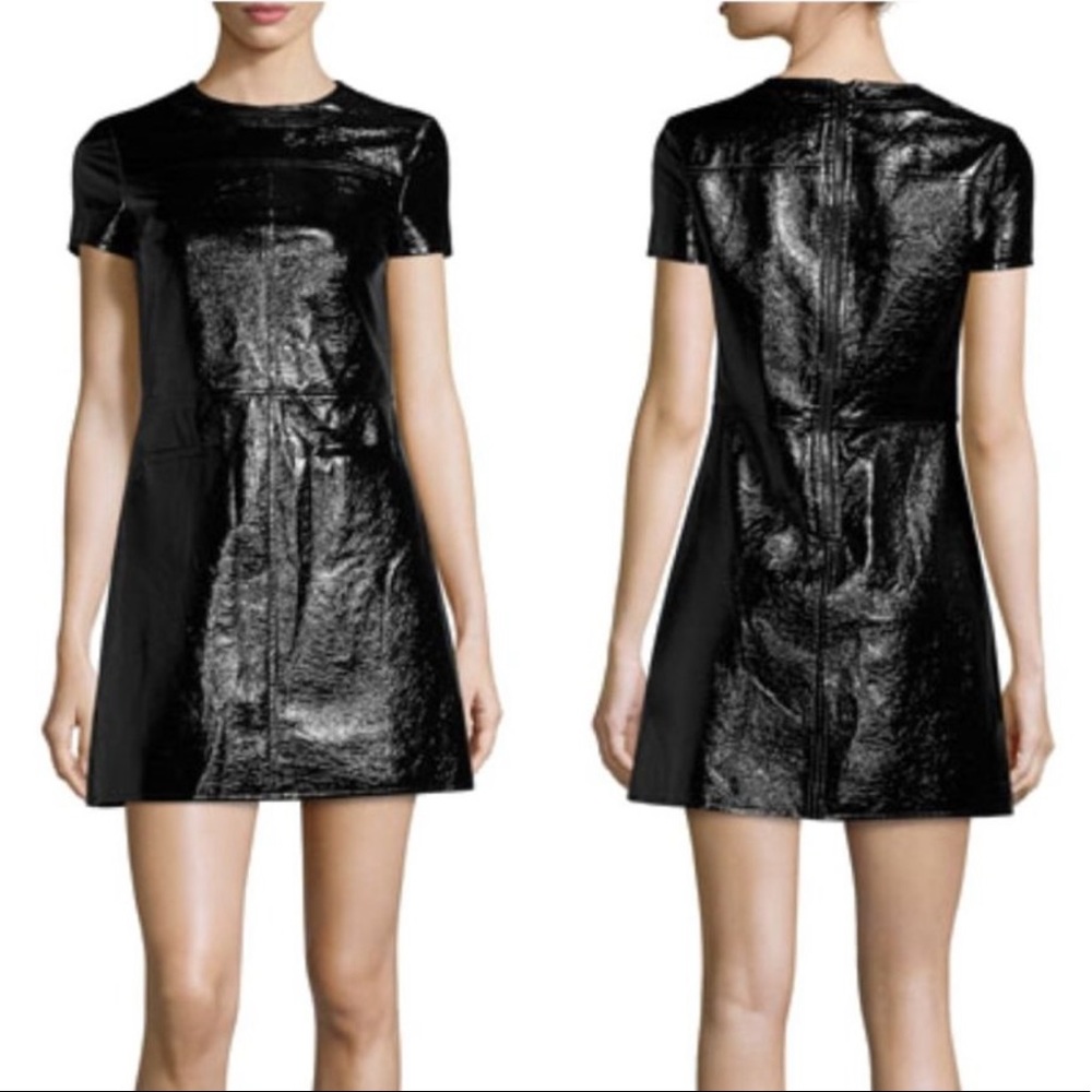 Michael Kors Black Patent Leather Dress